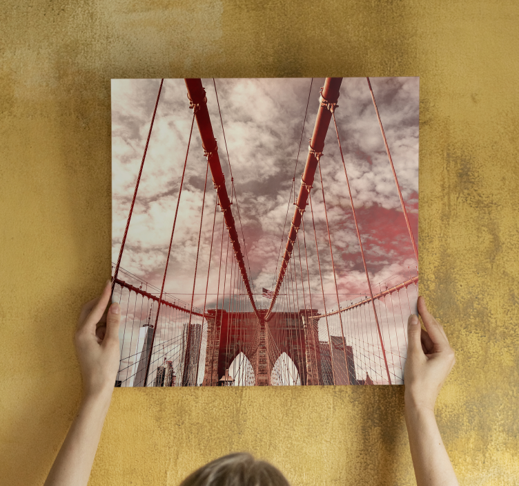 Iconic Bridge Structure cityscape wall art - TenStickers