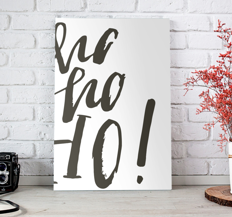 Quote canvas festive phrase showcase - TenStickers