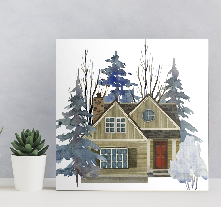 Rustic style rustic canvas art - TenStickers