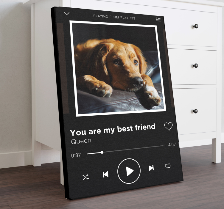 Spotify music playing canvas art - TenStickers