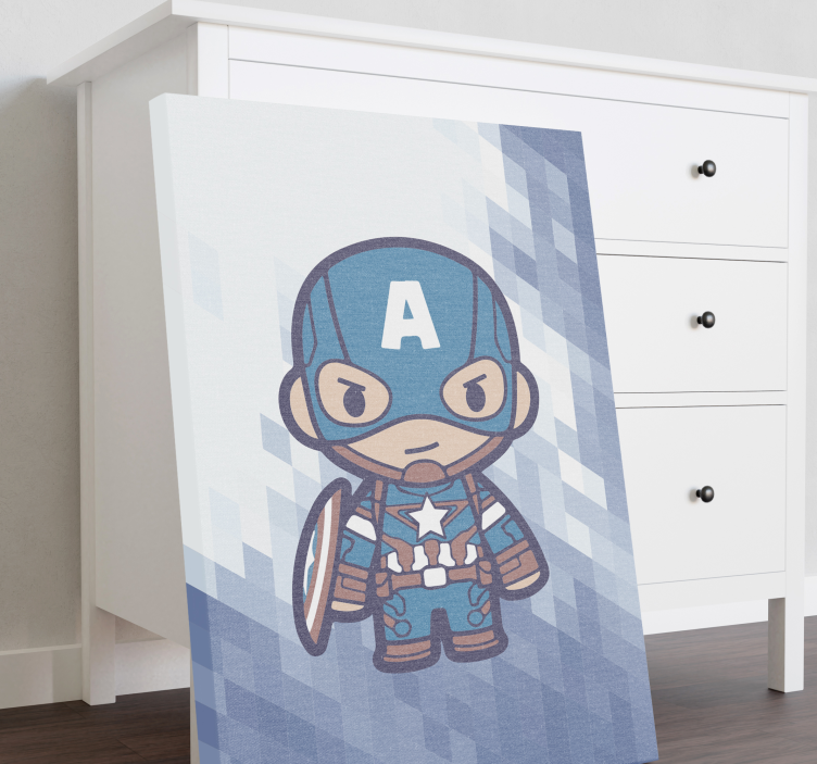 Captain America superhero canvas - TenStickers