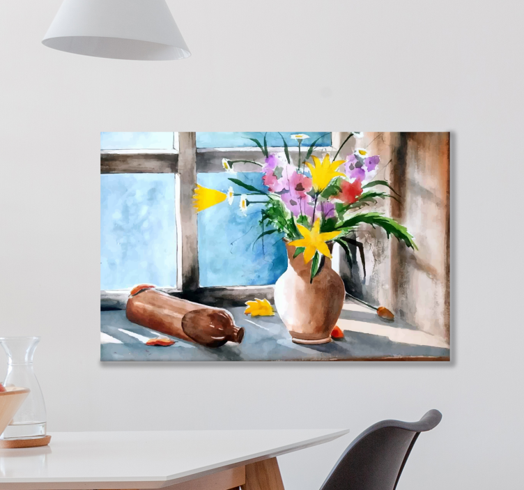 Vintage kitchen plants wall print - TenStickers