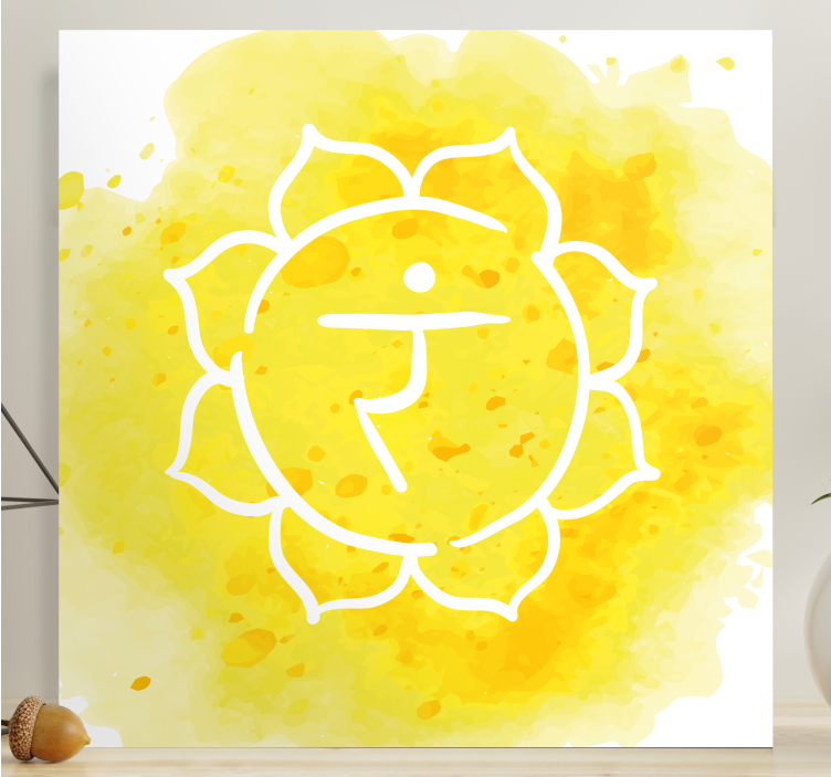 Zen canvas art chakra symbol artwork - TenStickers