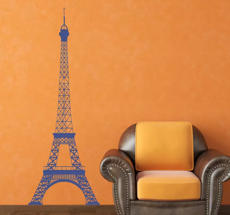 Eiffel Tower Wall Sticker - TenStickers