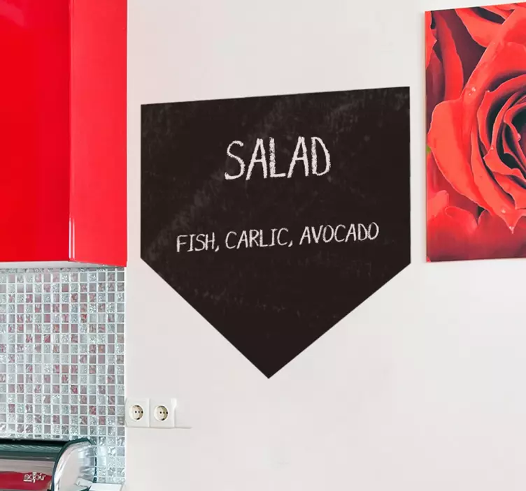 Menu Decorative Chalkboard Sticker - TenStickers