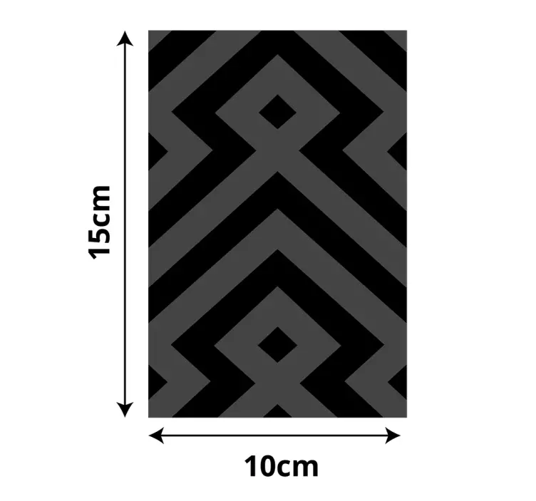 Vinyl floor adhesive abstract design solution - TenStickers