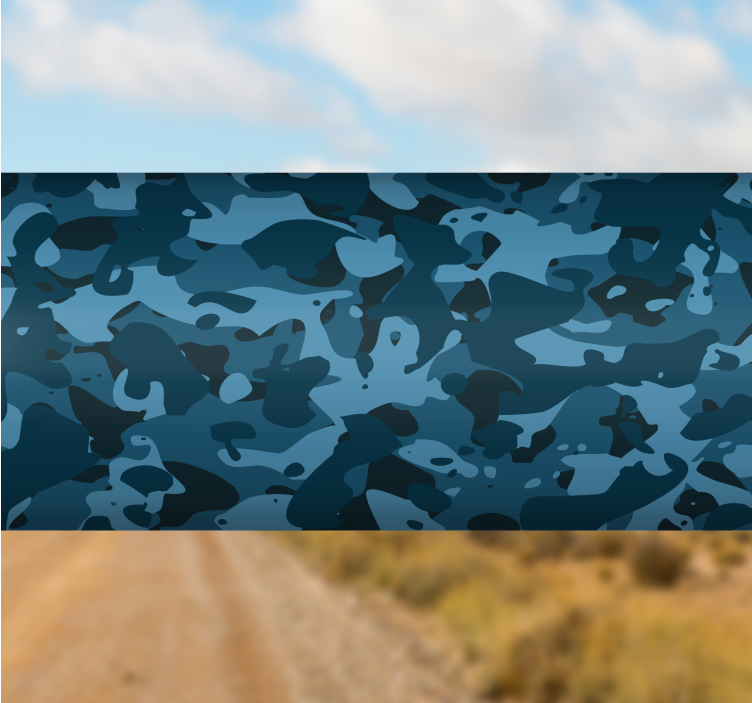 Abstract Camo Pattern bike sticker - TenStickers