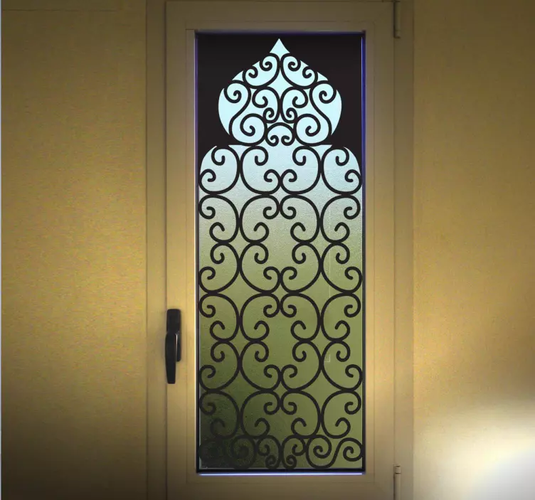 Arabic Style Window Decal - TenStickers