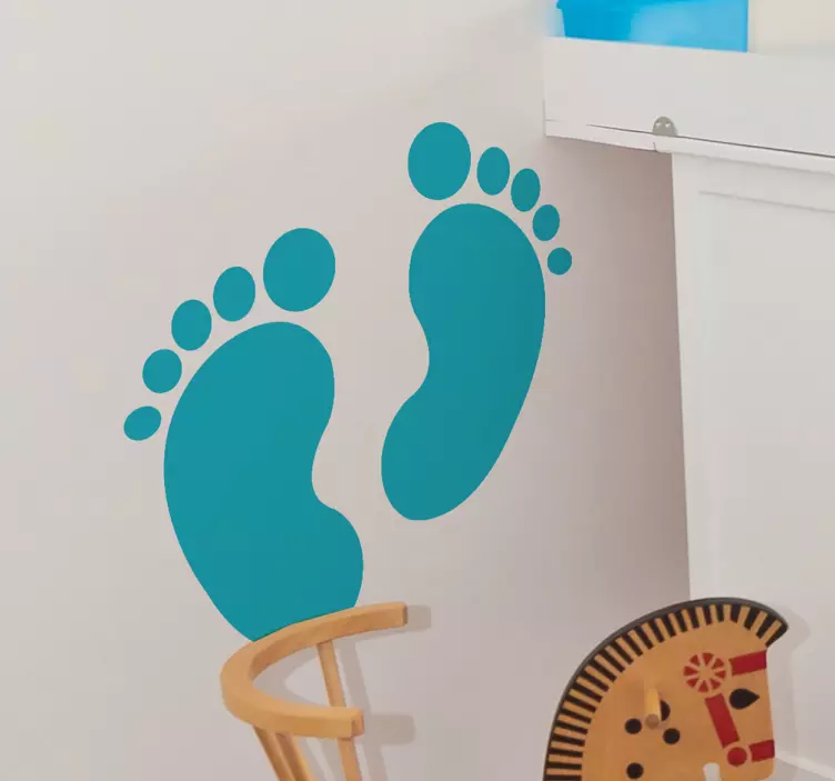Baby Footsteps Wall Sticker - TenStickers