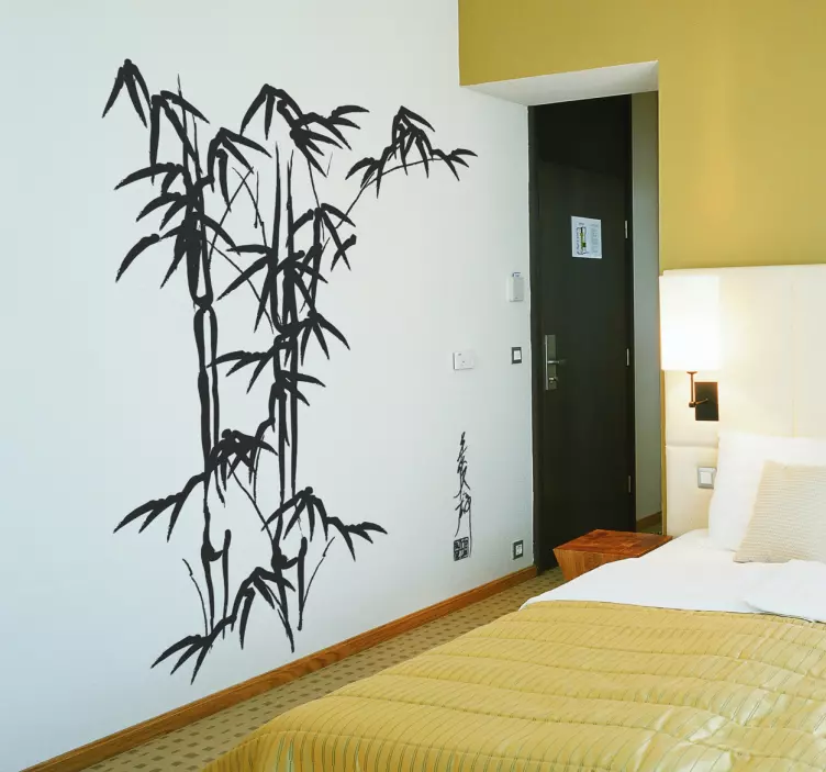 Bamboo Wall Art Decal - TenStickers