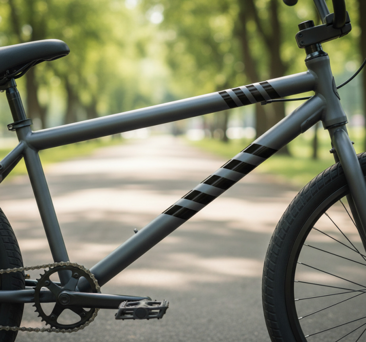 Bike sticker racing stripes pack - TenStickers