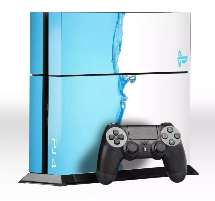 Blue water texture ps4 skin - TenStickers