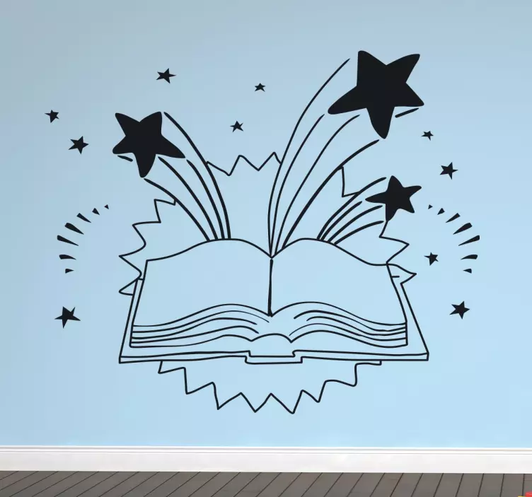 Book of Imagination Sticker - TenStickers