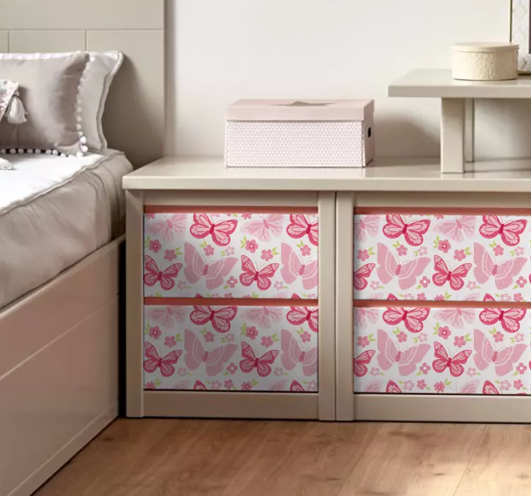 Butterfly Art Furniture Sticker - TenStickers