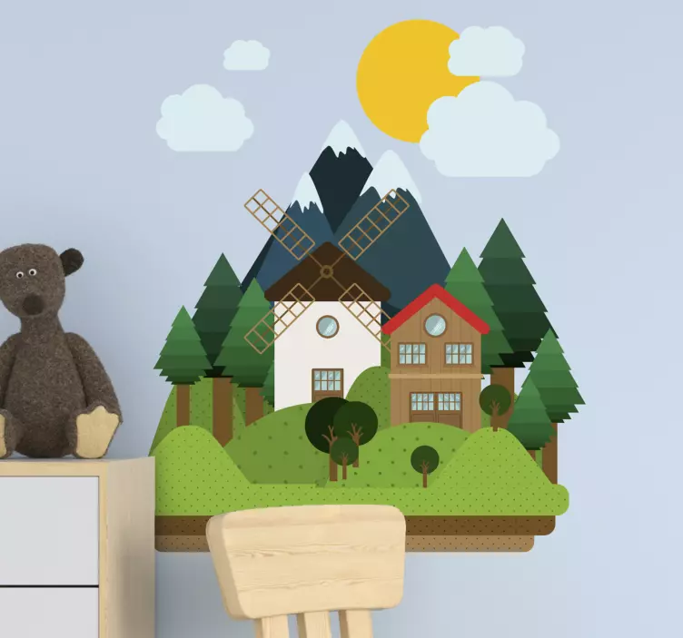 Farm Children's Bedroom Wall Sticker - TenStickers