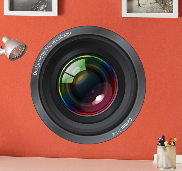 Camera lens sticker - TenStickers