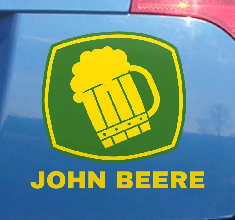 Car sticker beer mug emblem - TenStickers
