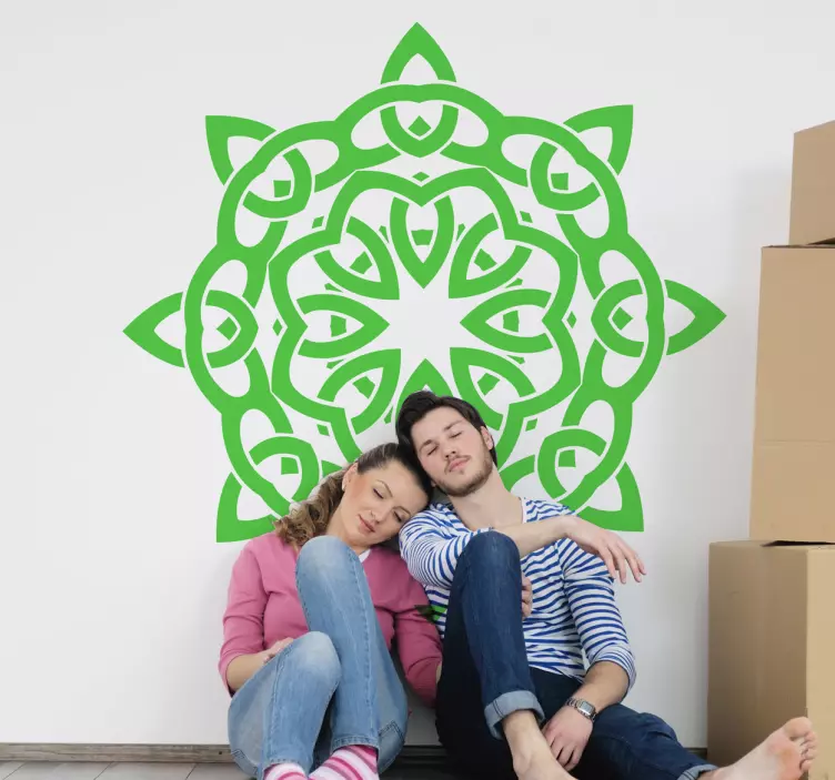 Celtic Symbol Geometry Wall Sticker - TenStickers