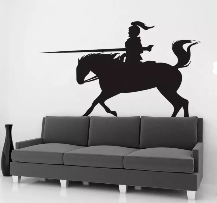 Charging Horse Wall Sticker - TenStickers