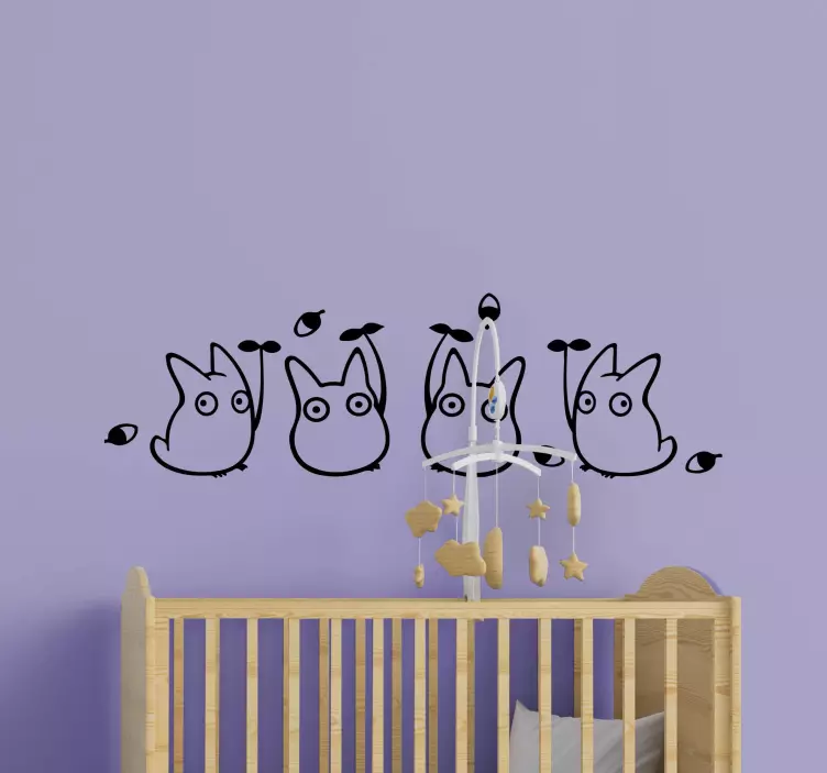 Charming Animal Figurines kid's sticker - TenStickers
