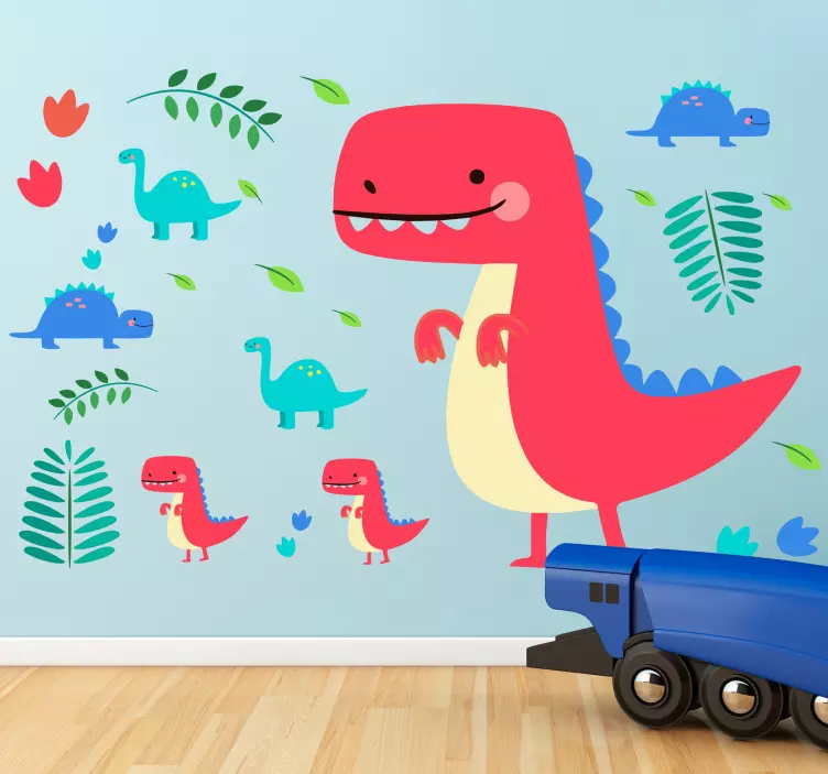 Children´s Dinosaur Wall Sticker Collection - TenStickers
