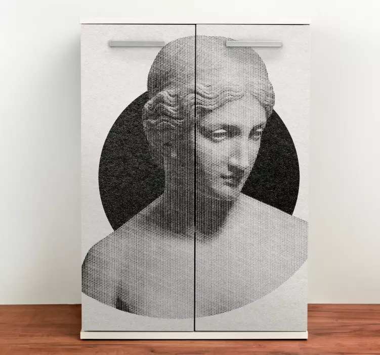 Classic sculpture furniture sticker - TenStickers