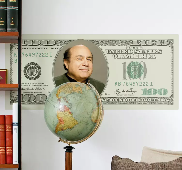 Currency Portrait Wall educational sticker - TenStickers