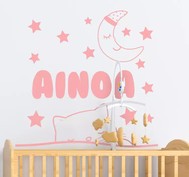 Customizable Baby Room Design kid's sticker - TenStickers