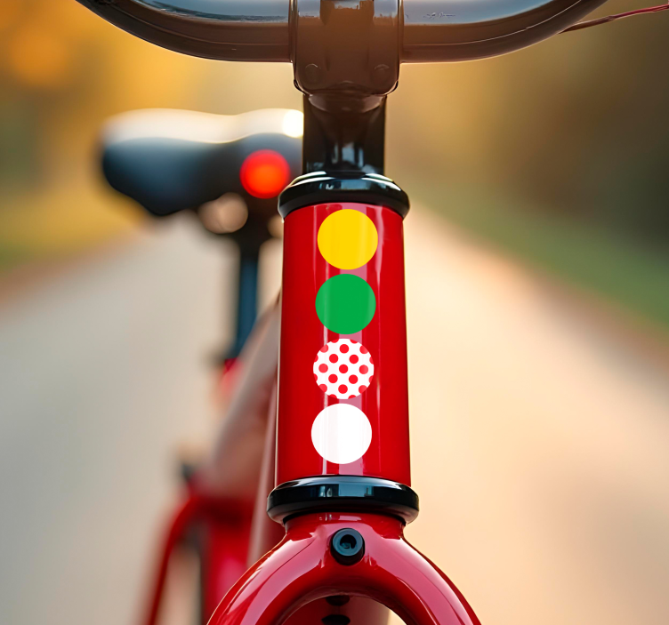 Cycling jersey 4 colors bike sticker - TenStickers