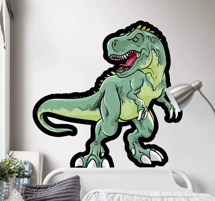 Dinosaur with big claws wall sticker - TenStickers