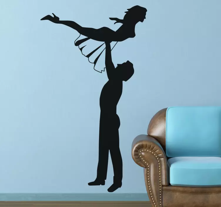 Dirty Dancing Silhouette Sticker - TenStickers