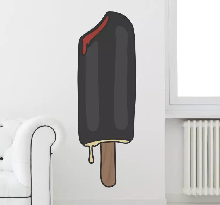 Dracula Ice Lolly Wall Sticker - TenStickers