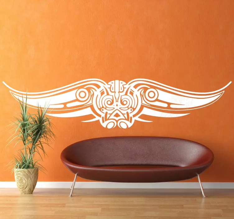 Eagle Tribal Wall Sticker - TenStickers