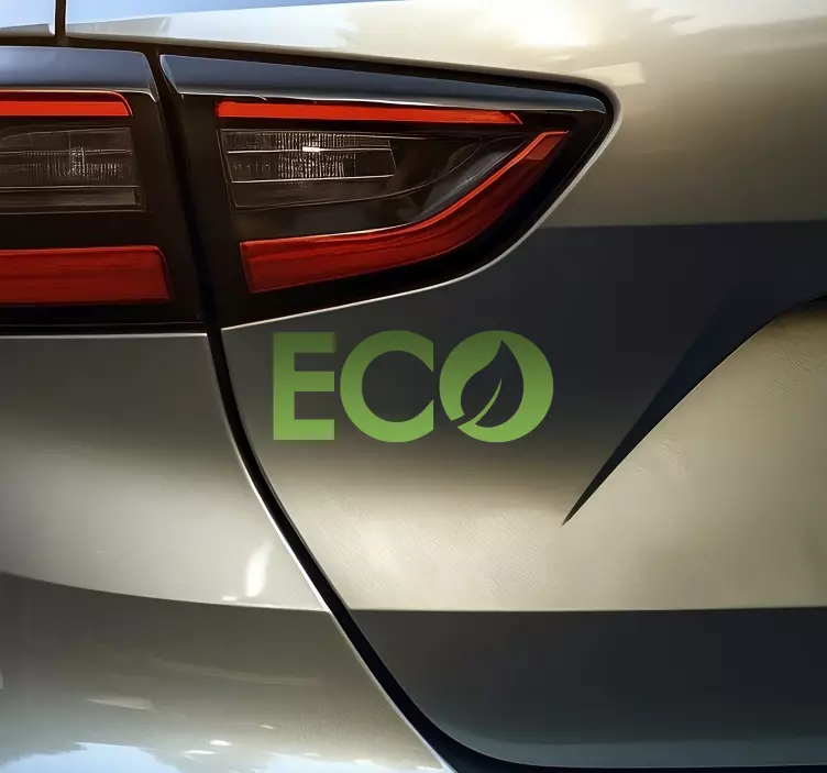 ECO car sticker - TenStickers