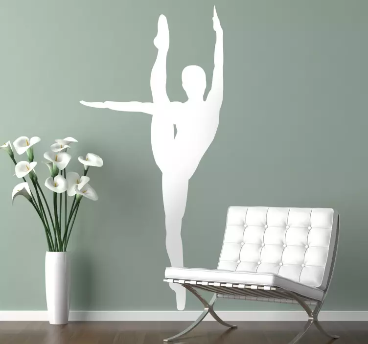 Elastic Dancer Profile Sticker - TenStickers