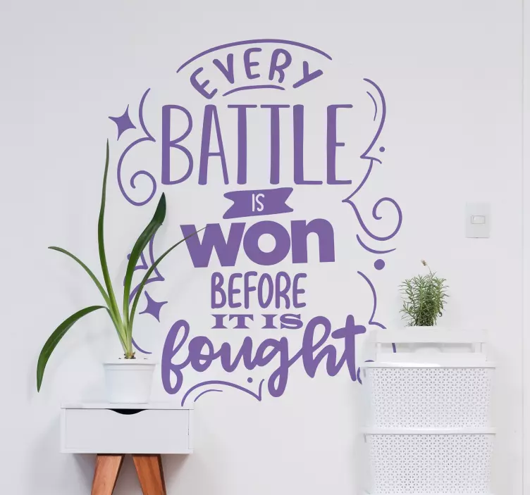 Every Battle Sun Tzu sticker - TenStickers