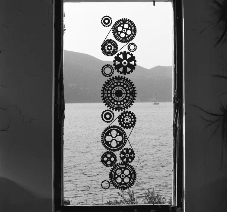 Factory Windows Wall Mural - TenStickers