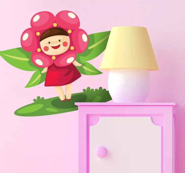 Flower Fairy Kids Sticker - TenStickers