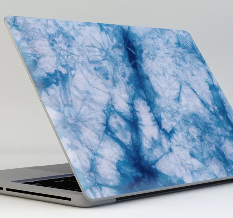 Frosted Blue Texture laptop skin - TenStickers