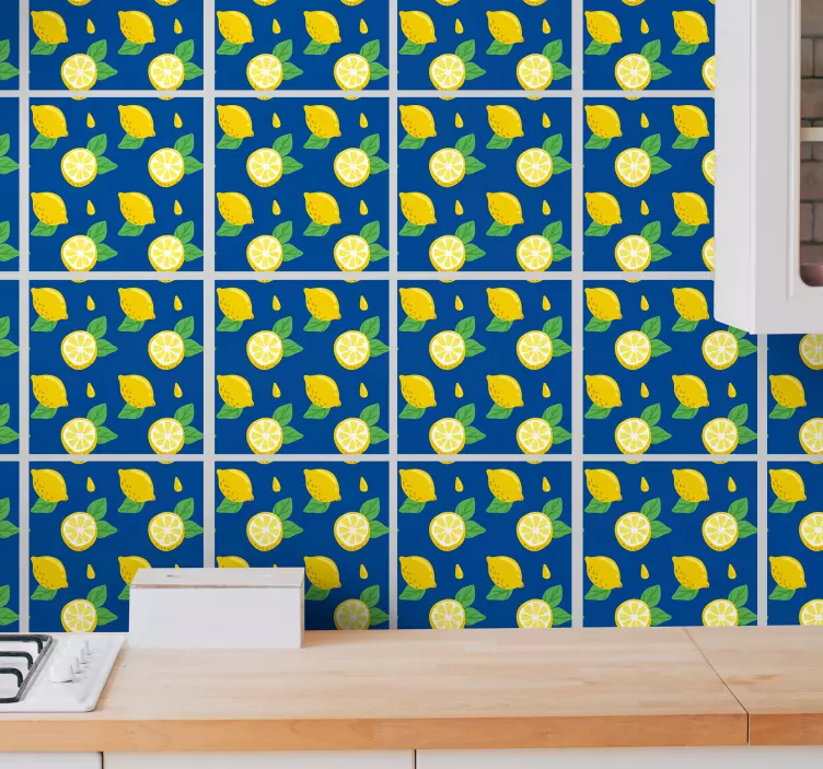 Fruit sticker lemon slice designs - TenStickers