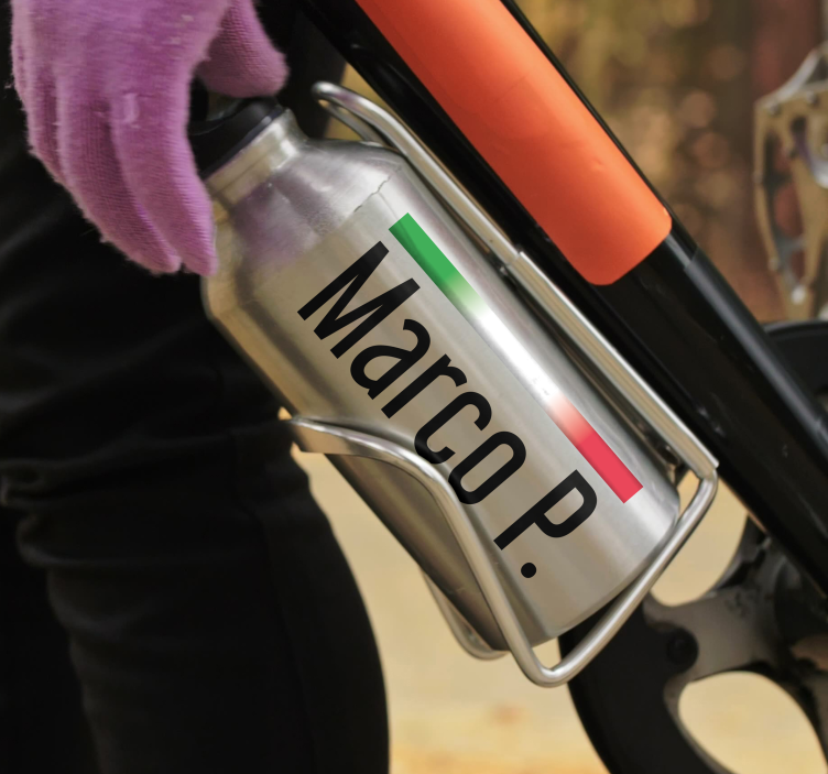 "Giro" personalized name cycling sticker - TenStickers
