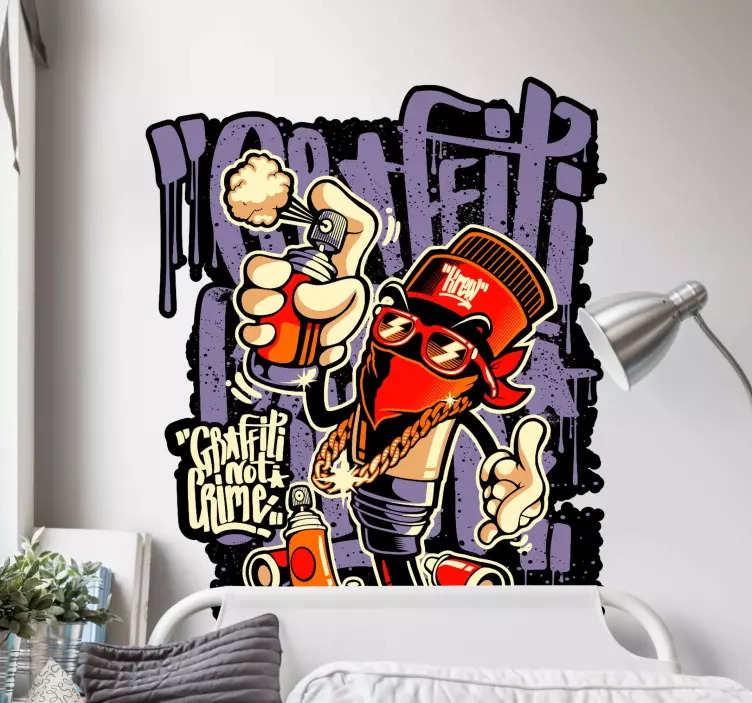 Graffiti street art sticker pack - TenStickers