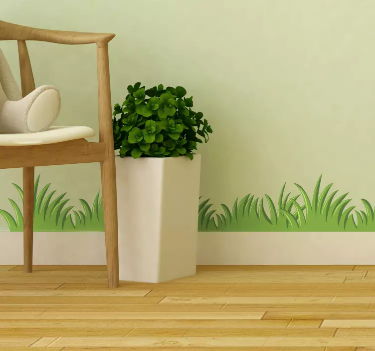 Grass Wall Border Sticker - TenStickers