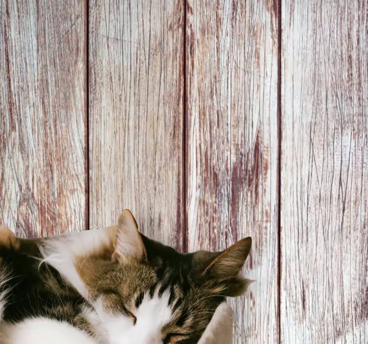 Grey wooden planks texture sticker - TenStickers