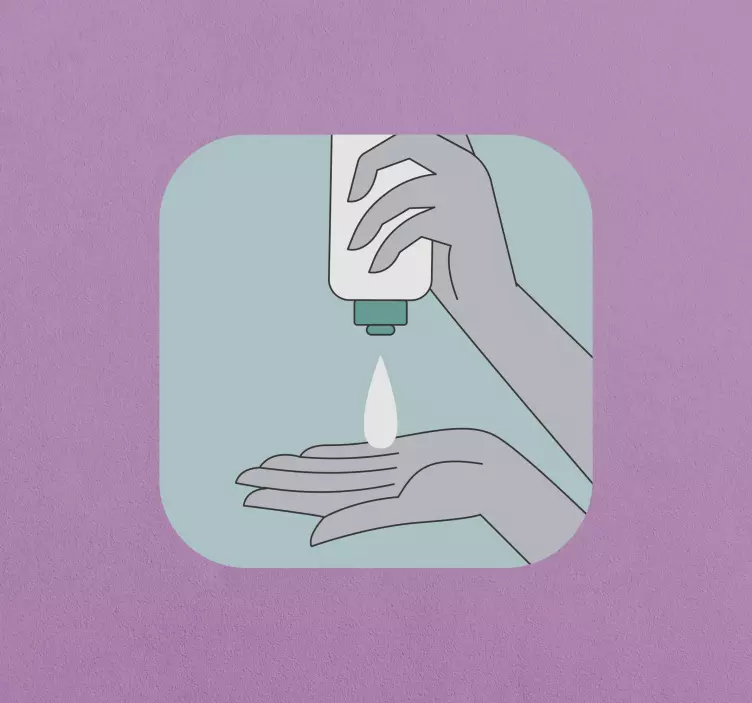 Hand Washing Essentials health and beauty sticker - TenStickers