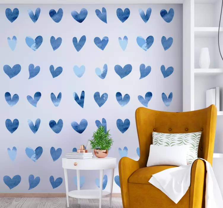 Heart  love home wall sticker - TenStickers