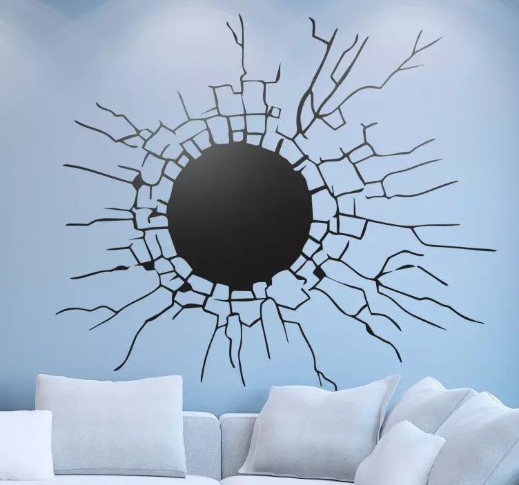 Hole in the Wall Wall Sticker - TenStickers