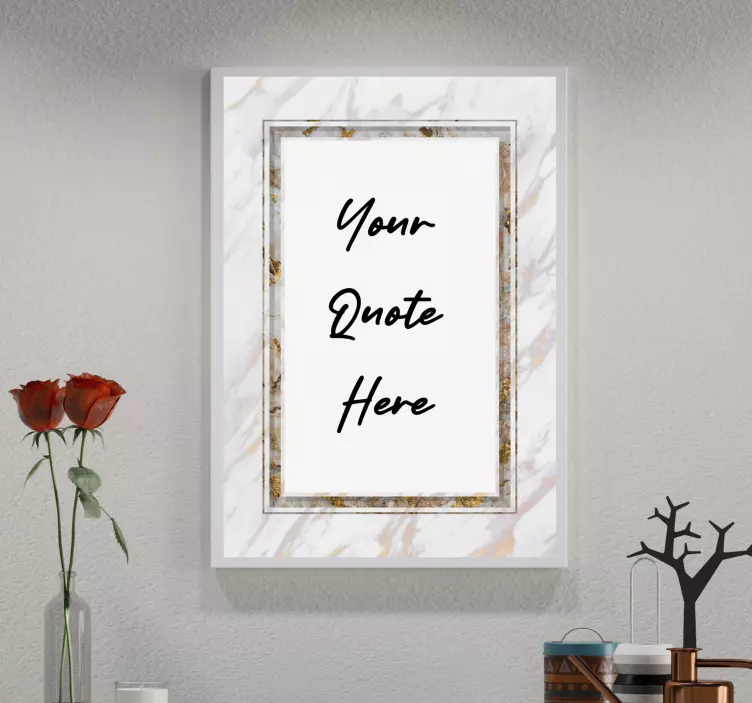 Inspirational Quote Frame wall stickers quotes - TenStickers