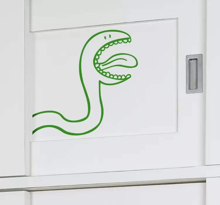Kids Closet Snake Decal - TenStickers