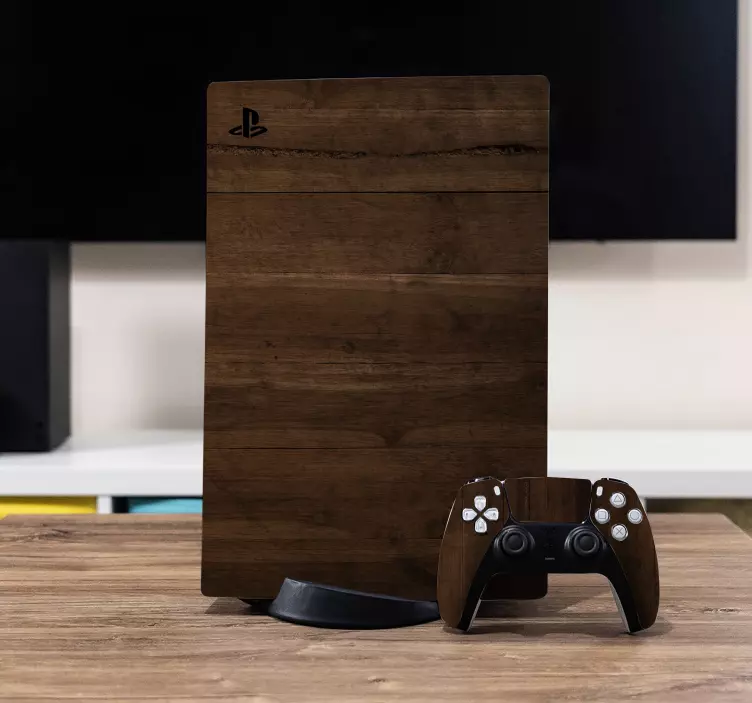 Kona wood PS5 vinyl sticker - TenStickers